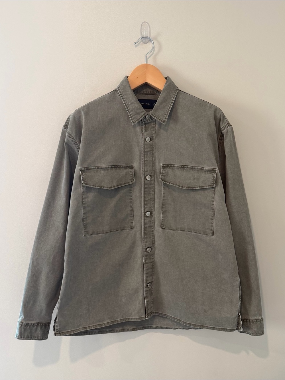 Abercrombie Men’s Relaxed Twill Shirt Jacket